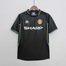 Manchester United 98/99 Away Black Soccer Jersey